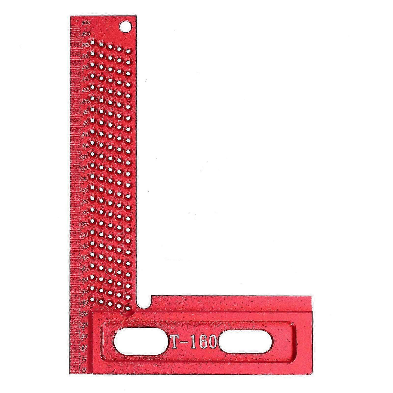 x Right Angle Ruler 90° Fixing Positioning Parallel Line L Frame Square Woodworking Scribe Tool