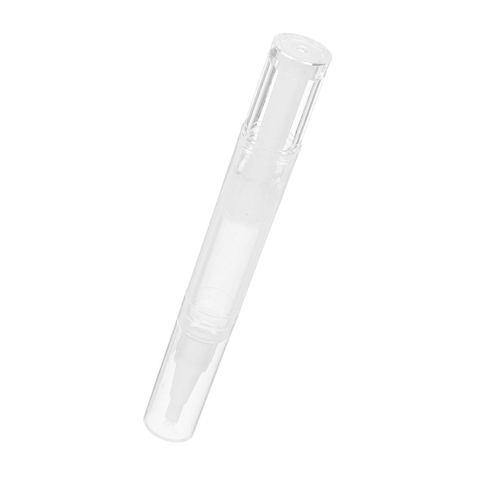 Empty Nail Oil Pen Transparent Brush Applicator for Lip Gloss 5Ml Pack