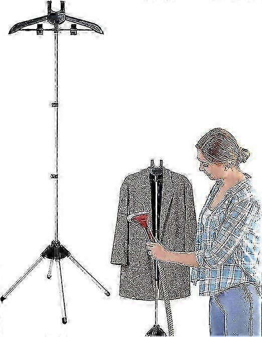 حامل باخرة - شماعات ملابس لتبخير الملابس ، حامل باخرة للملابس ، حامل باخرة تلسكوبي قابل للطي ، رف تجفيف حامل محمول باليد