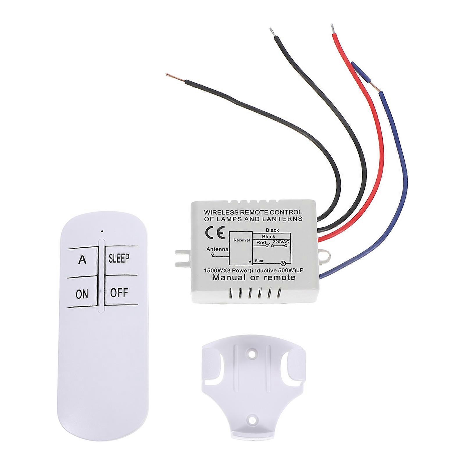 Wireless Ceiling Light Fixture Digital Intelligent Switch for Home Use Single Set