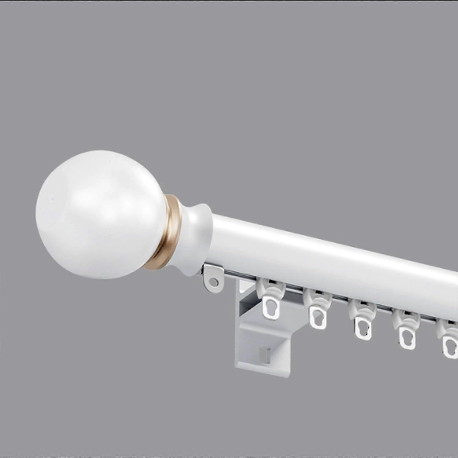 Luxury Curtain Track System with Silent Glide, HeavyDuty Aluminum Rails, Wall Mount, 5.2m