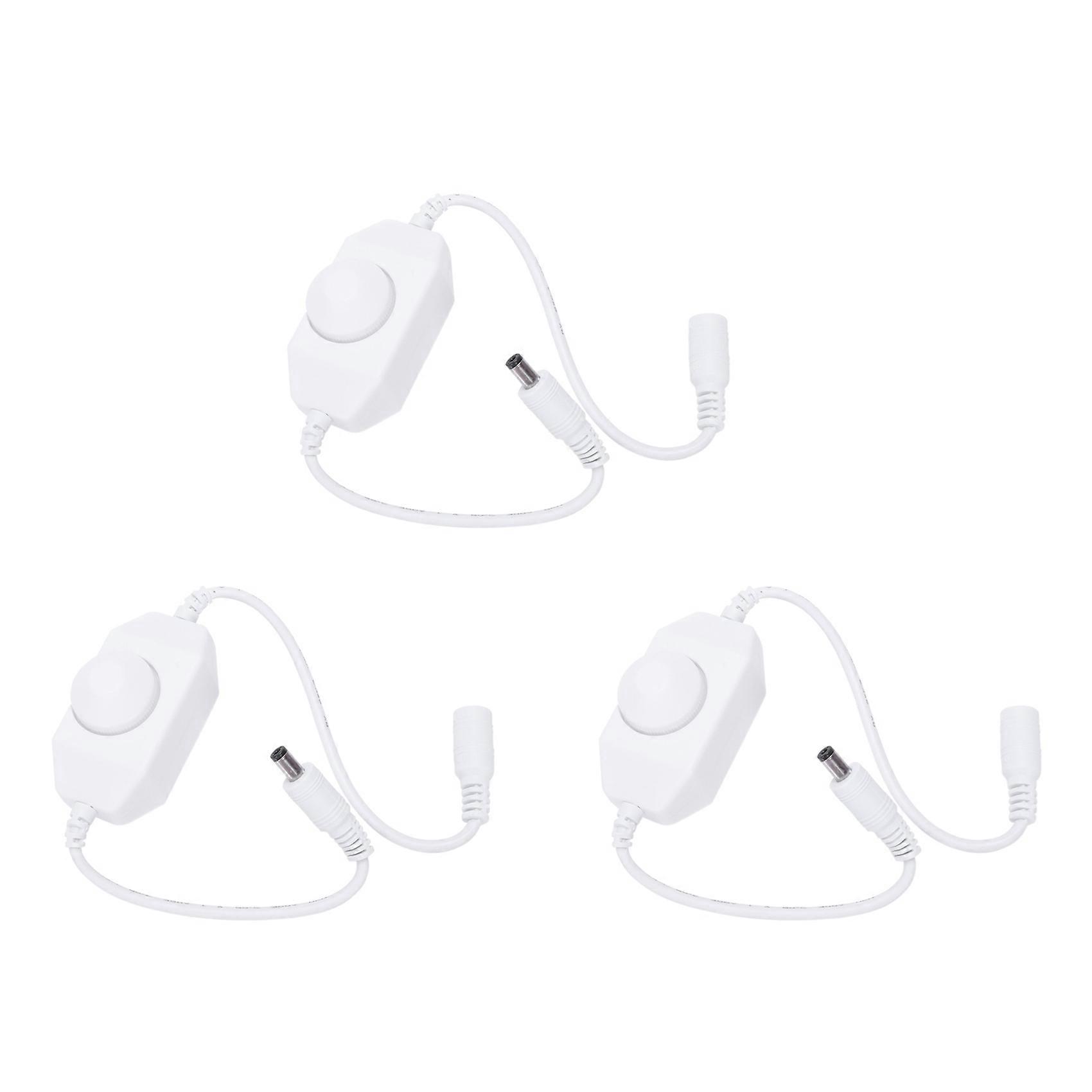 3X 12V / 24V 6A LED Dimmer Controller Adjust Brightness for Easy Color Clear, White