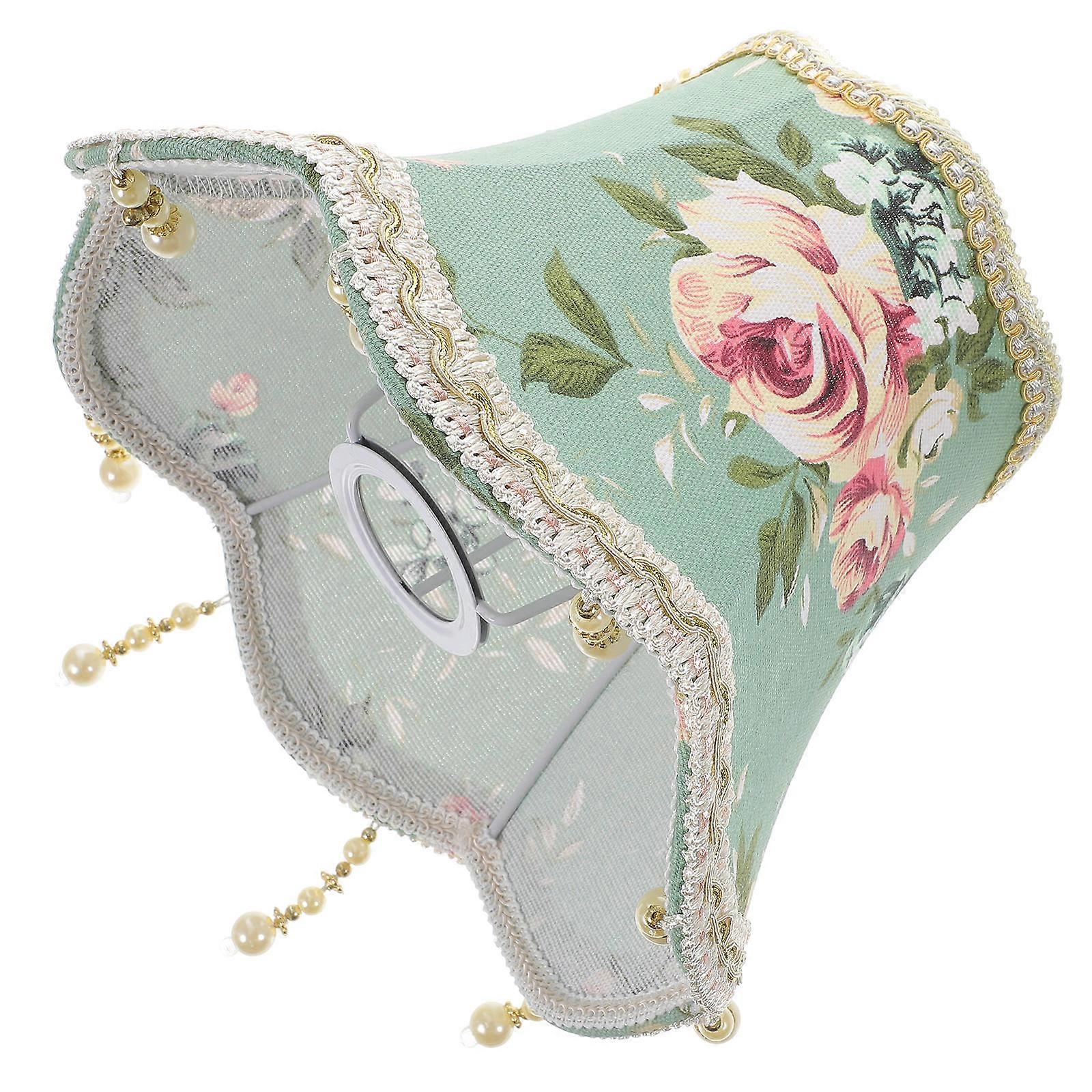 Small Lampshade 25cm E27 Base Retro Table Lamp Lampshade Indoor Light Cover