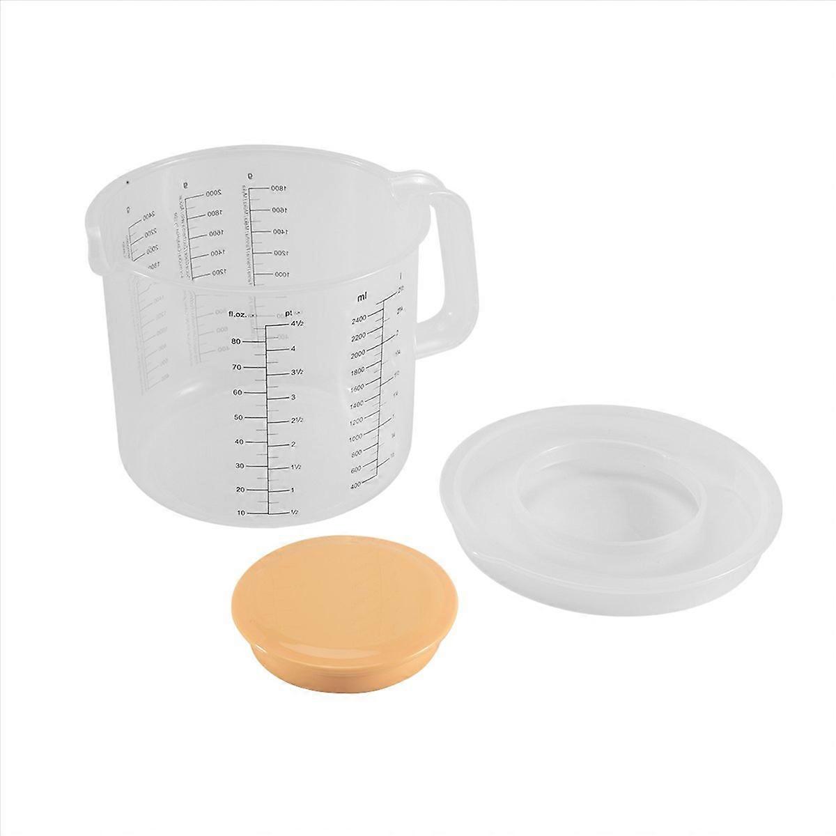 Plastic Ounce Measuring Cups and Mixing Pitcher for Baking with Guard