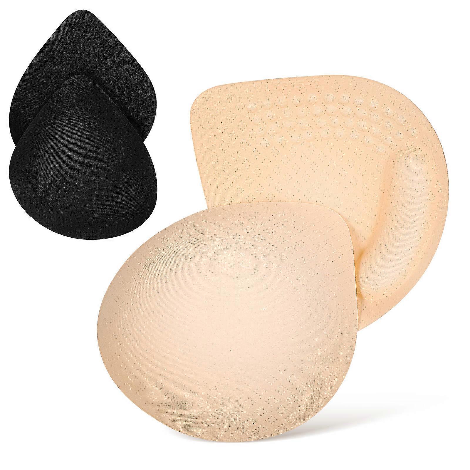 2Pairs Push Up Bra Inserts for Latex Bra Cups Designed for Women