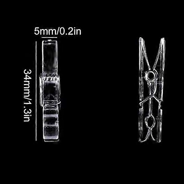 Transparent Clothespin, Mini Transparent Clothespins, Mini Plastic