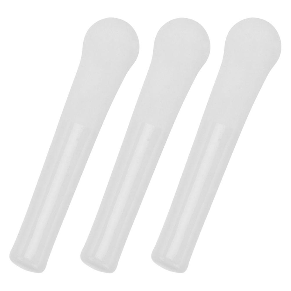 3Pcs Ceramic Pestle for Food Grinding Manual Use White Multi-Use