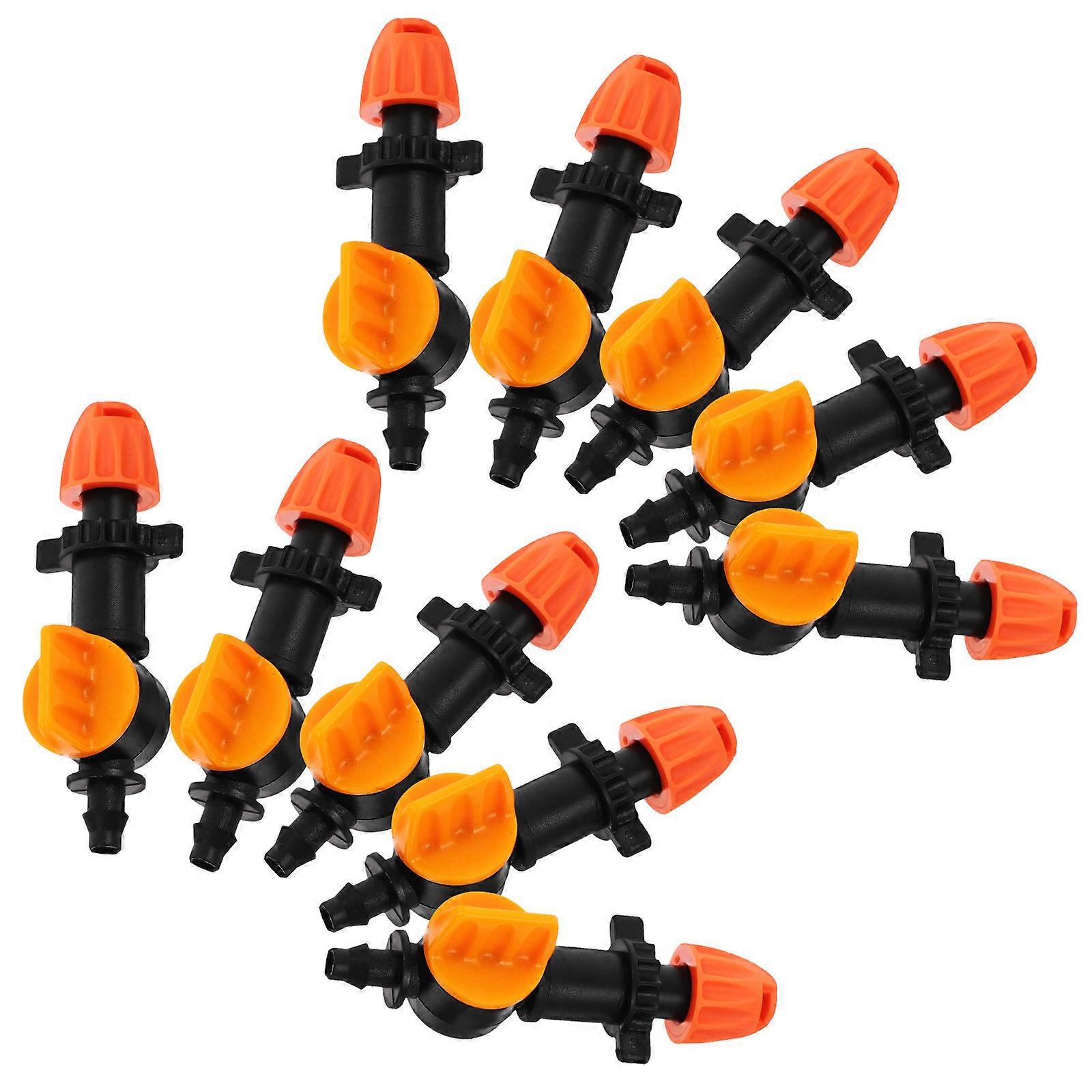 Drip Irrigation Sprayers for Garden Watering Use 10Pcs Adjustable Emitters