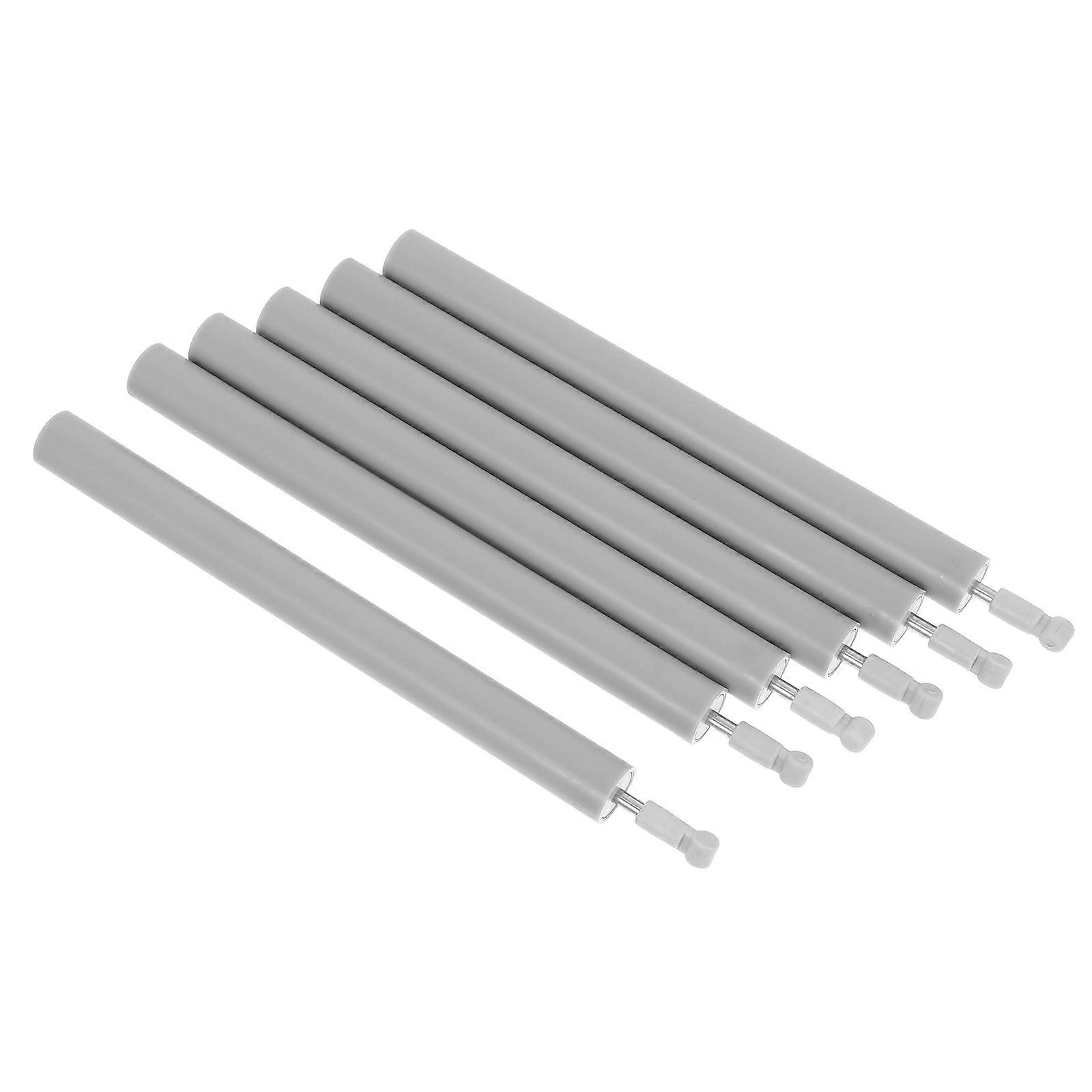 Drawer Close Damper Noise Reduction Speed Control Smooth Operation Home Use Rectangular Shape 6Pcs
