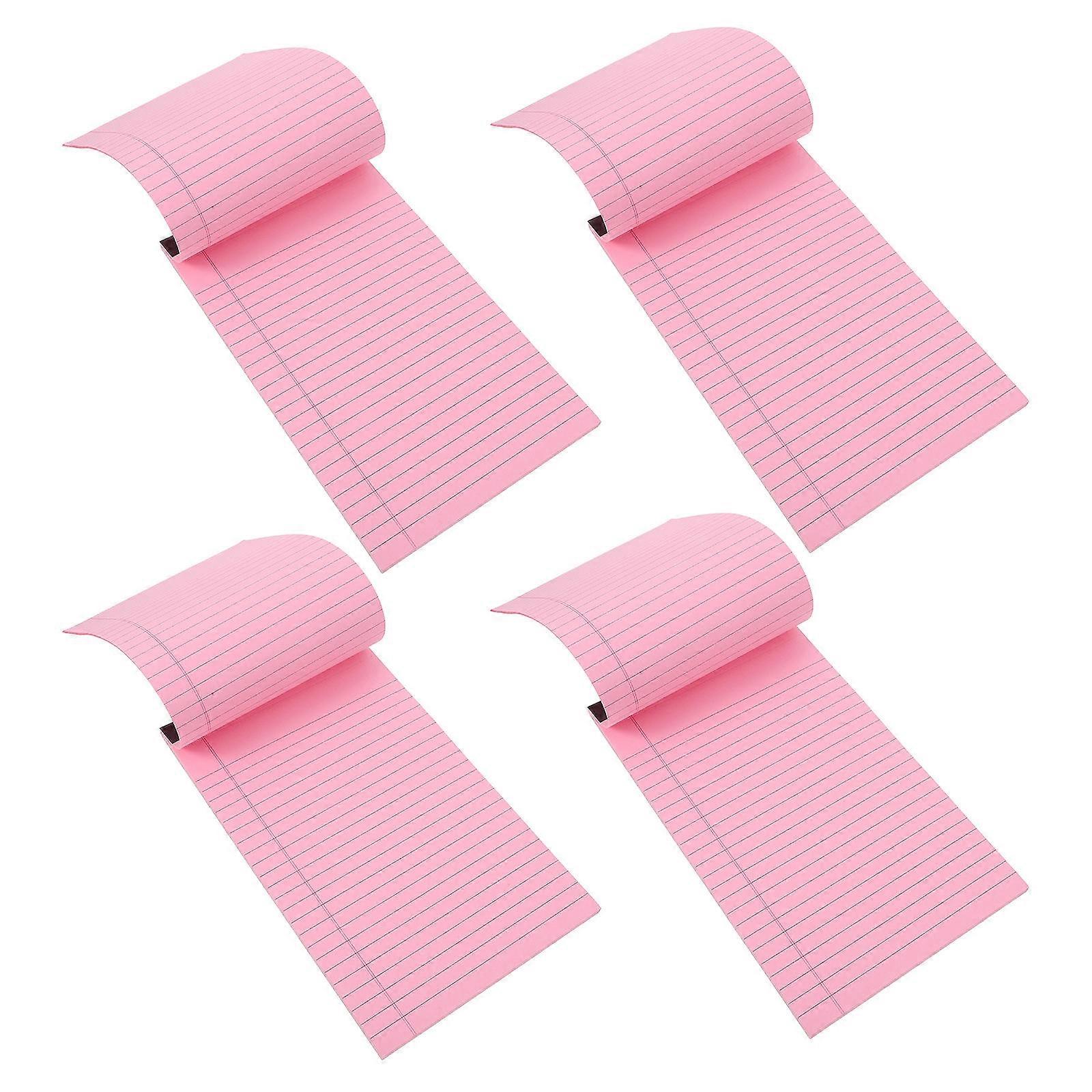 Masteelf 4Pcs Multi Use Notebook Tearable Memo Pad Convenient Lined Memo Pad A5 Legal Notepad