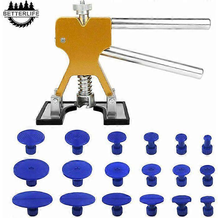 Paintless Dent Repair Kit - Bridge Dent Puller Kit, Accessories Include 30 Puller Tabs with 5 Hot Melt Glue and Scraper
