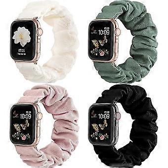 Heytea Compatible with Apple Watch, Cute Printed Elastic Solo Loop Bracelet for 38mm 40mm 41mm 42mm 44mm 45mm, Women's iWatch SE Strap