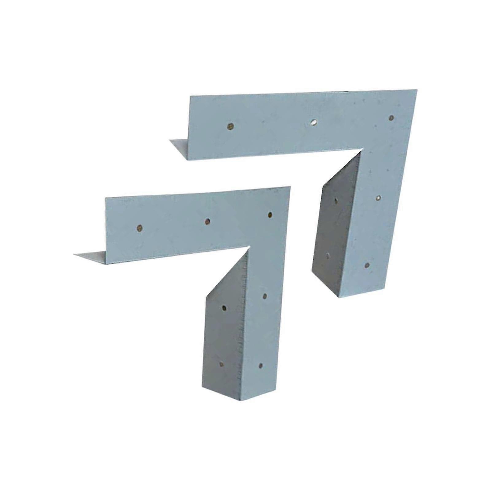 2 Pieces Metal Corner Reinforcement Brackets Replacement For Building Frames