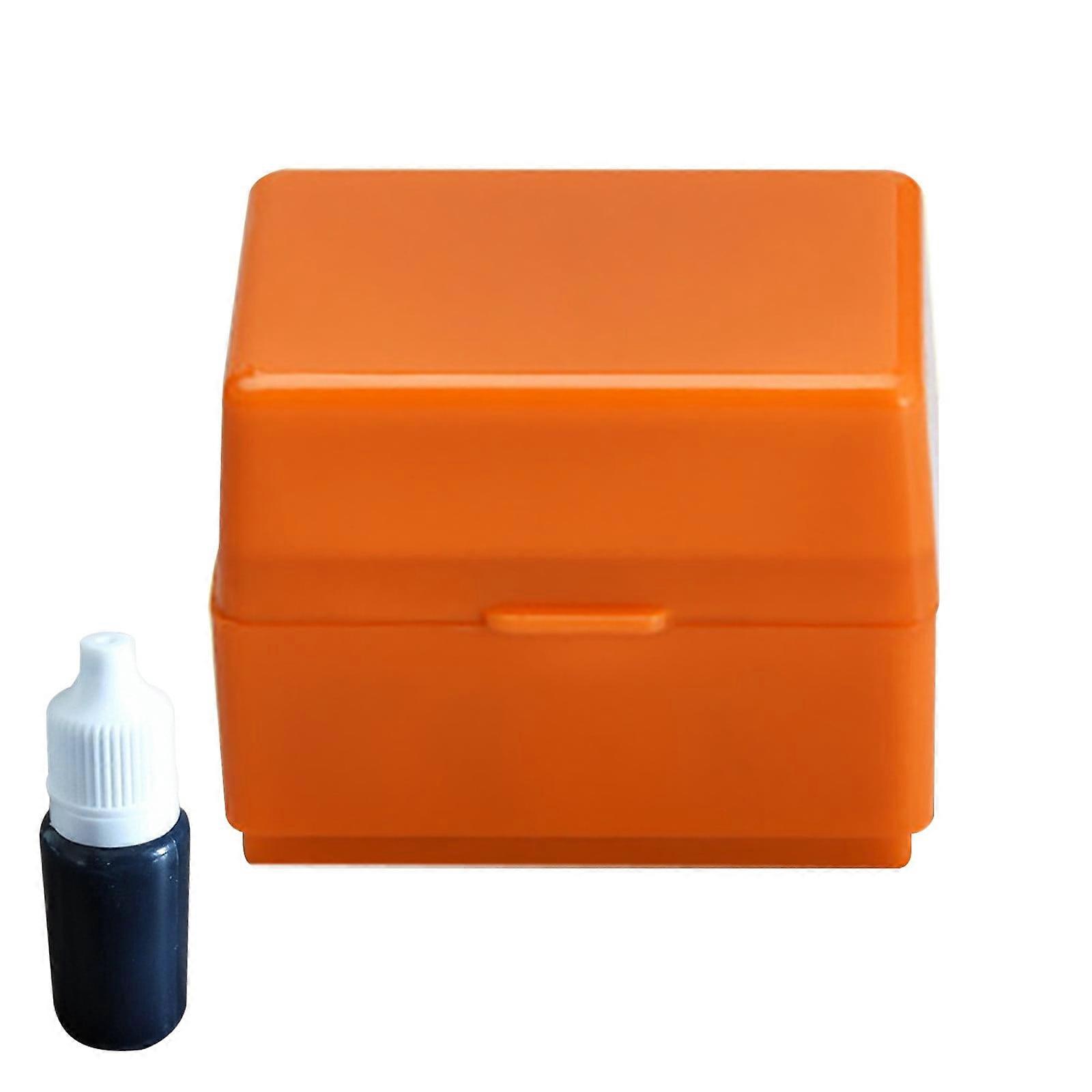 Clearance: Confidential Roller Seal + 1 Orange Ink Bottle (10ml), Identity Protection Roller Stamp for ID Blockout, compatible with standard stamp