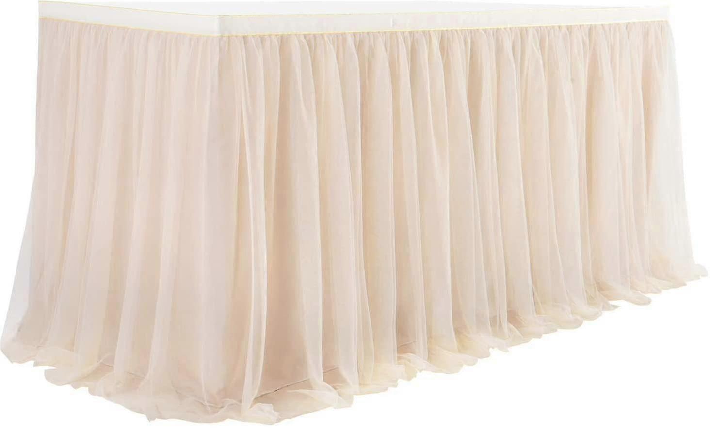 Puffy Skirt Tablecloth 25-26