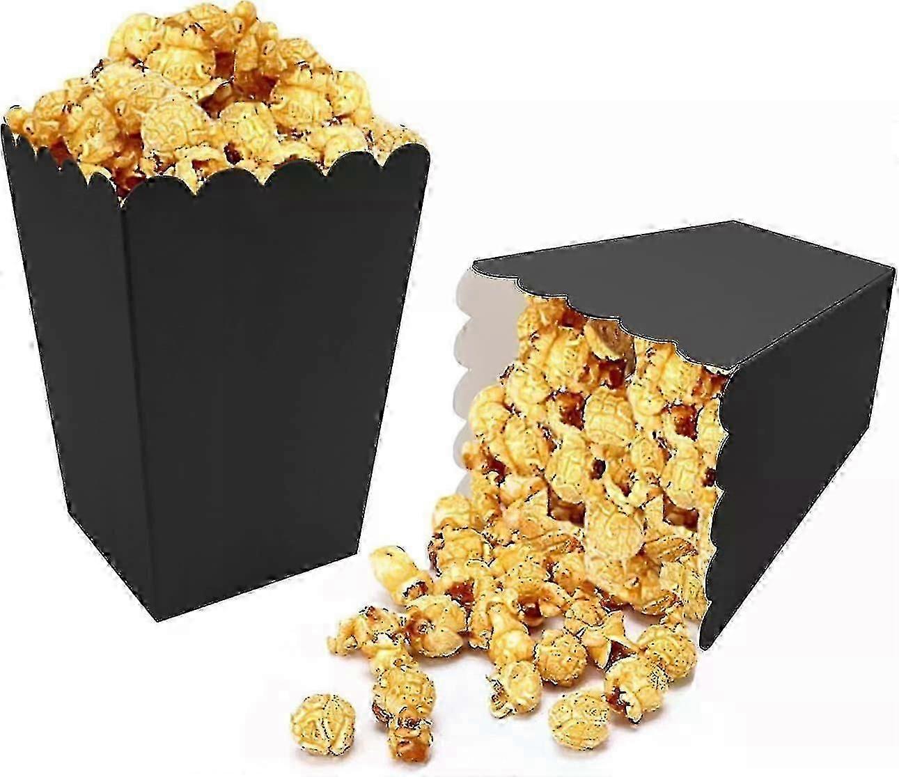 Popcorn Boxes, 24 Pcs Mini Paper Cardboard Popcorn Containers for Party
