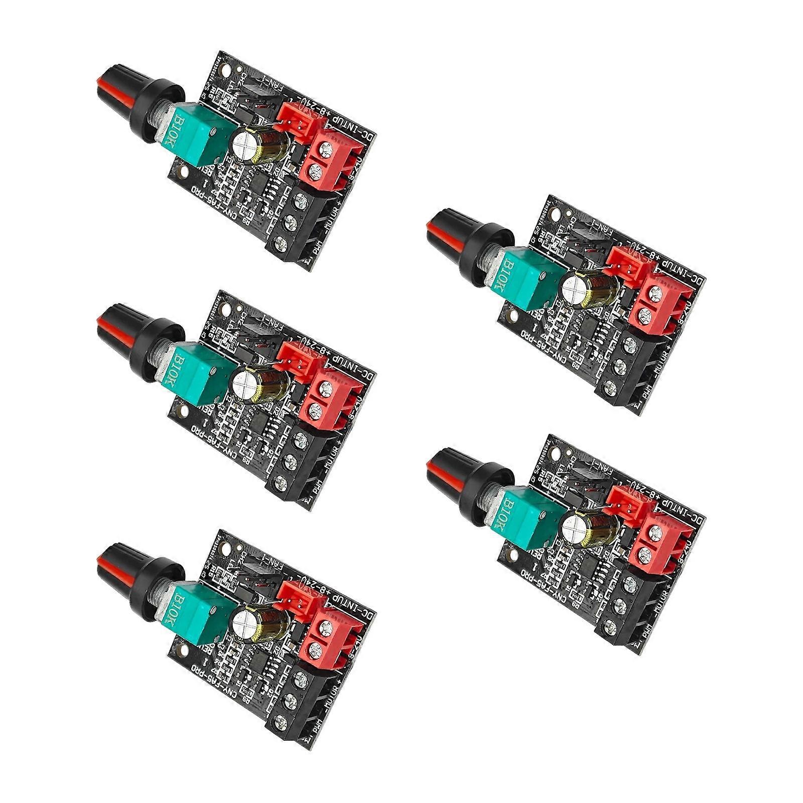 High Current 5A 4Wire Brushless Motor Speed Controller Module PWM Technology Enhances Heat Dissipation Long Operation Multicolor