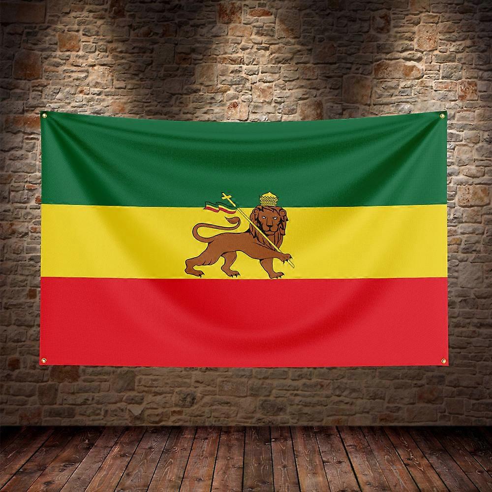 Yichen Flag 3X5Ft Ethiopia Historical Flag For Decor