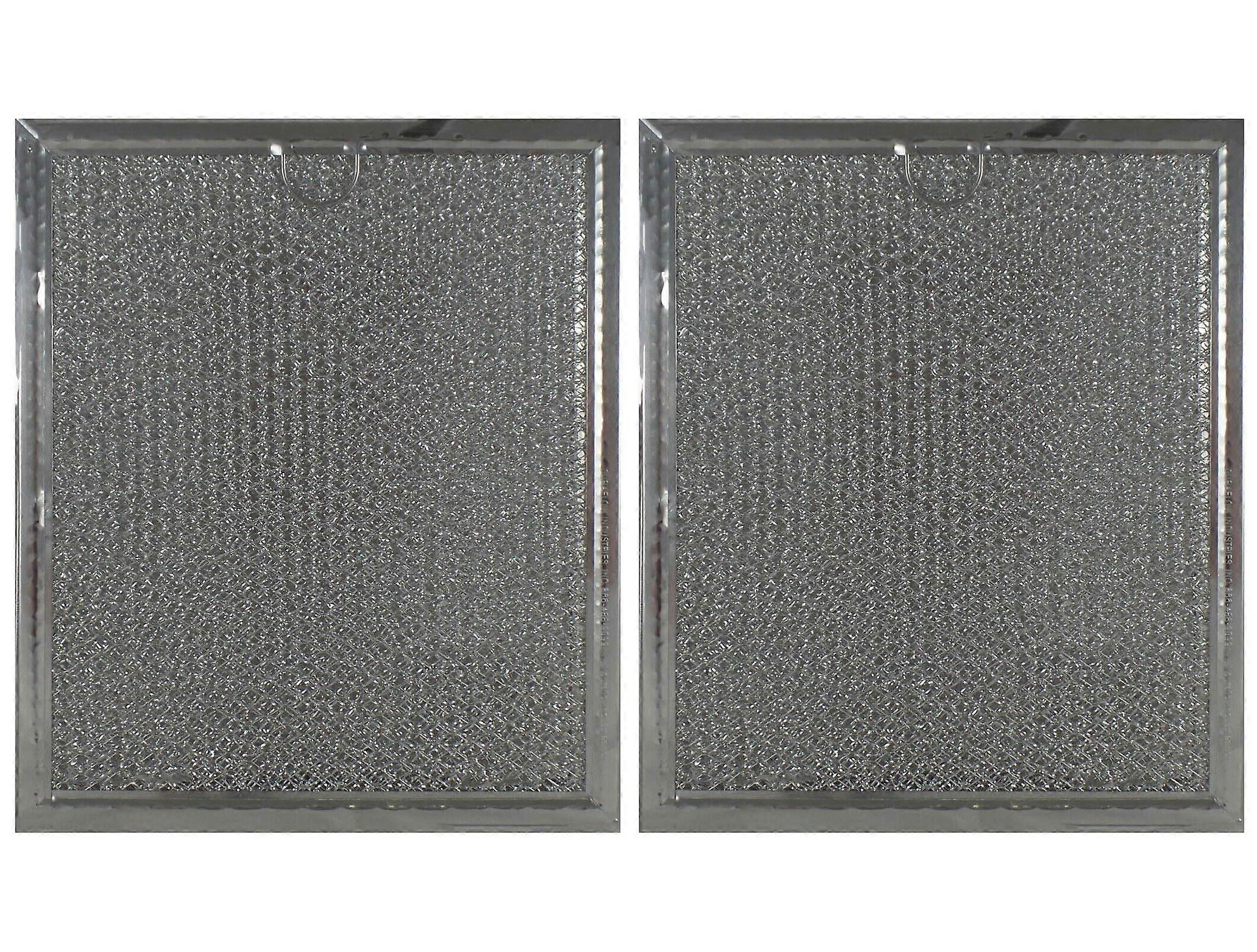 Grease Filter Replacement for GE Microwave AP2016554, Durable Aluminum Mesh 73/4'x9', 2Pack