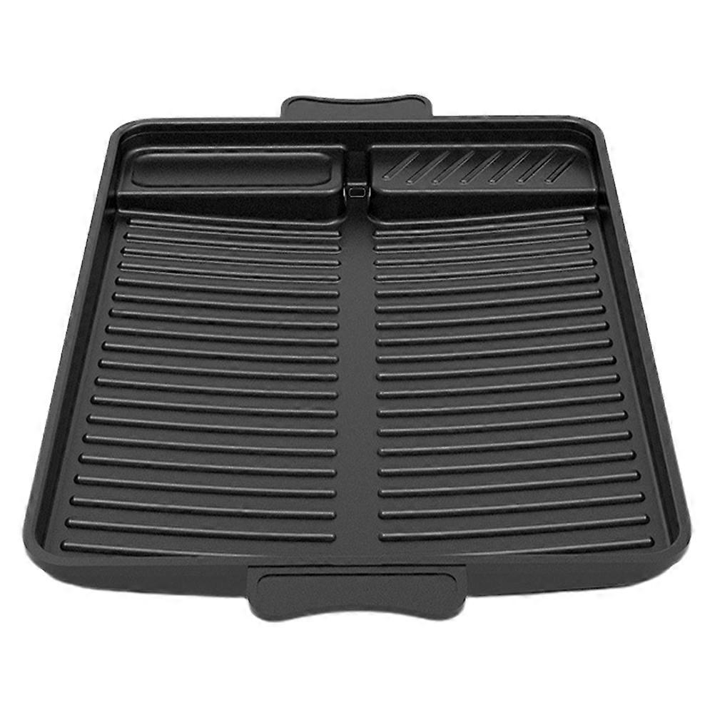 Black Korean Grill Nonstick Baking Pan for Indoor Cooking