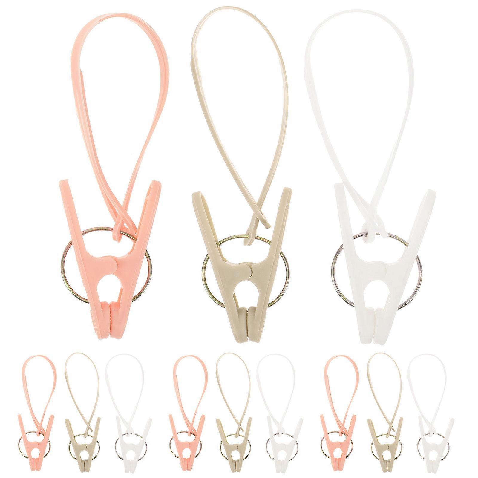 Sock Clips Clothes Pin for Holding Clothes Use 36Pcs Assorted Color Windproof Clips