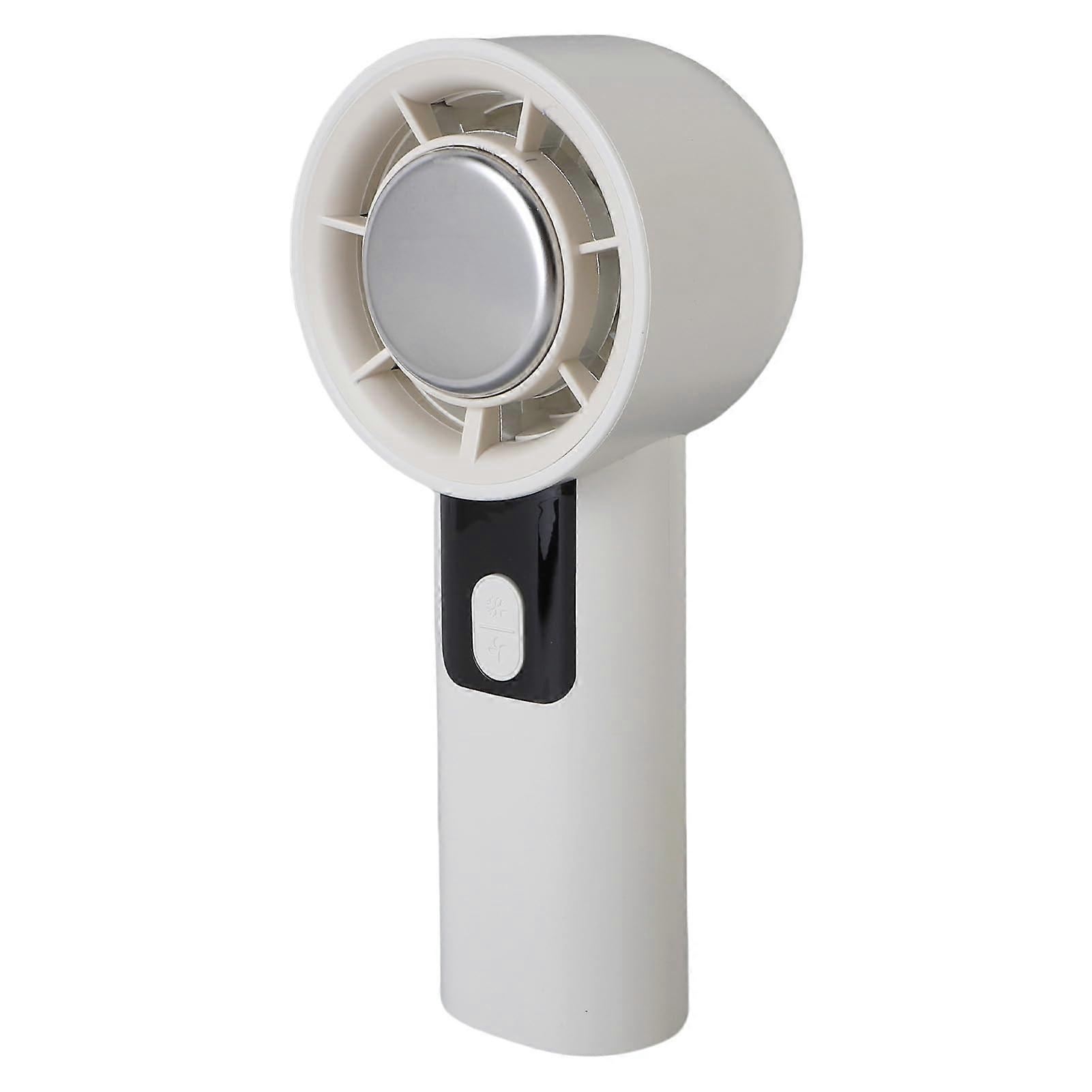Portable USB Handheld Fan with Semiconductor Cooling, USBC Rechargeable, Quiet Digital Display