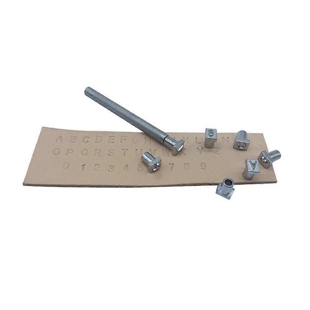 Stamping Square Metal Surface Marking Tool for Workshop Use Sandblasted Finish Assorted Color with 37Pcs