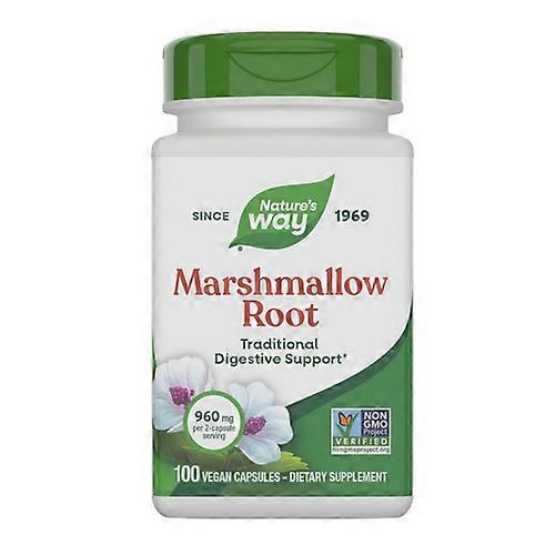 Nature's Way Marshmallow Root,100 Caps (Pack of 1)