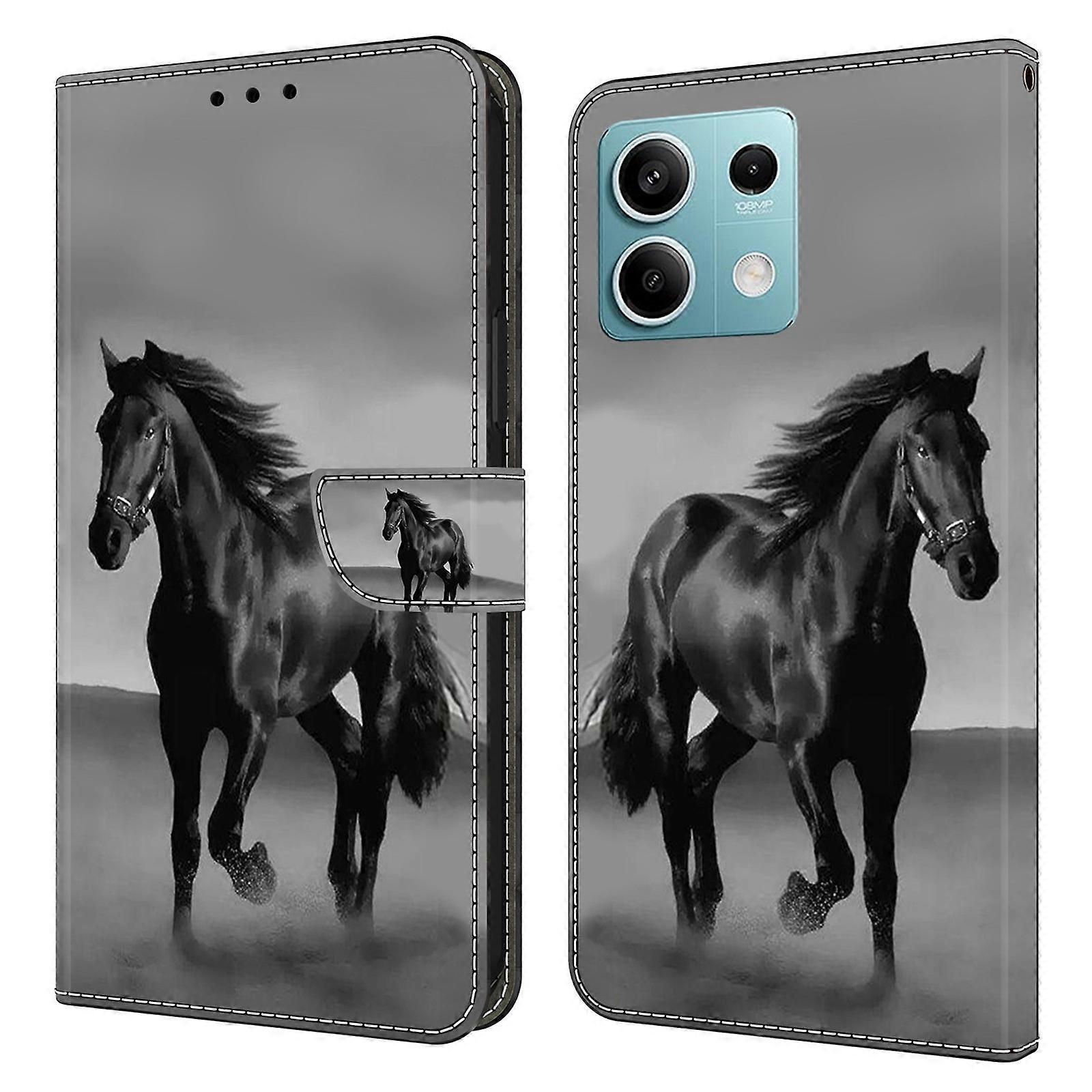For Xiaomi Redmi Note 13 5G Wallet Case 3D Pattern PU Leather Folio Protective Cover
