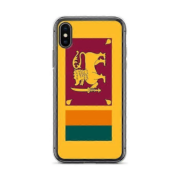 Phone Case – Sri Lanka Flag – Compatible with iPhone XS – Soft Case – Durable and Shockproof - Silicone - Pixelforma