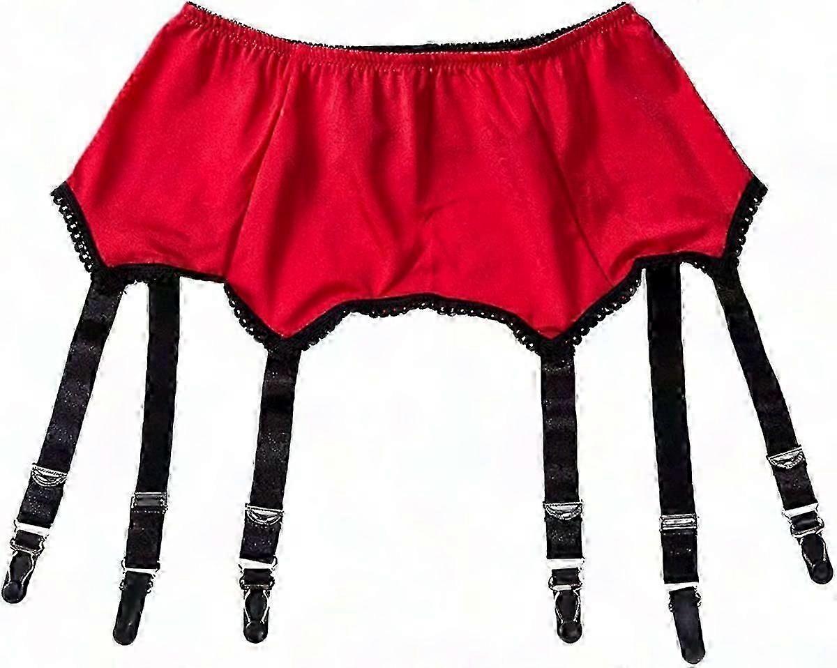 High-Waisted 6-Strap Garter Belt for Stockings - Adjustable Retro Suspender  Belt, Black - Sizes 6 to 28 - Elegant Lingerie Accessory for Women | Fruugo  DE