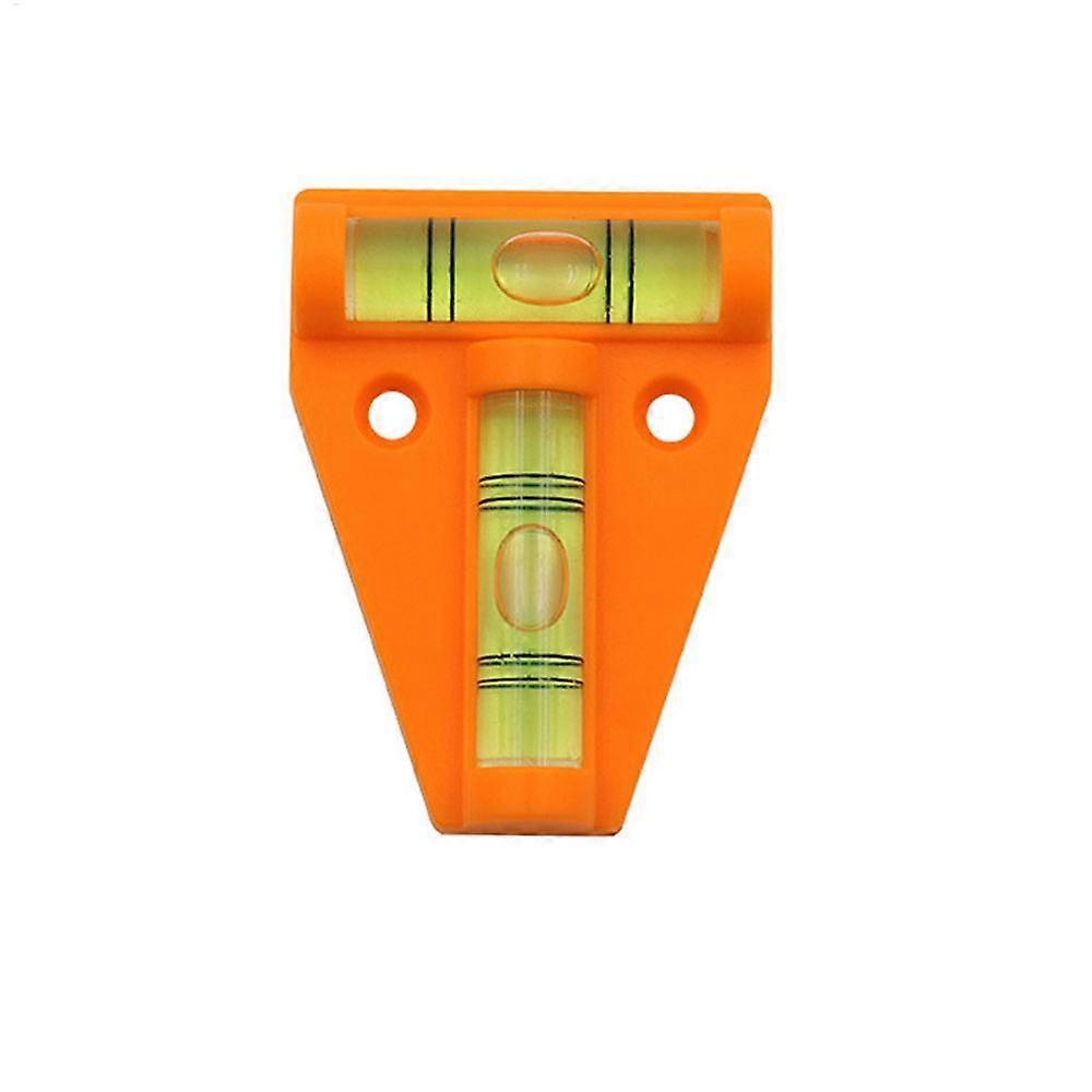 1pc Mini T Type Spirit Level Measurement Instrument Triangular Level T-type Spirit Bubble Shell Plastic Measuring Tools