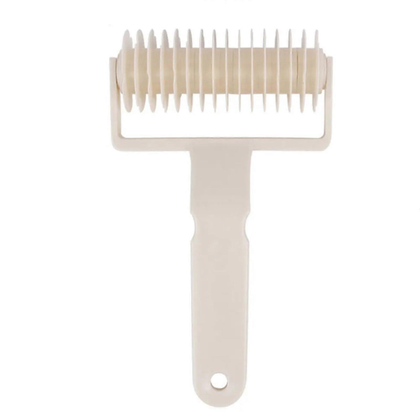 Pastry Lattice Roller Cutter with Ergonomic Grip, Durable Dough Cutter for Pie Pizza Baking