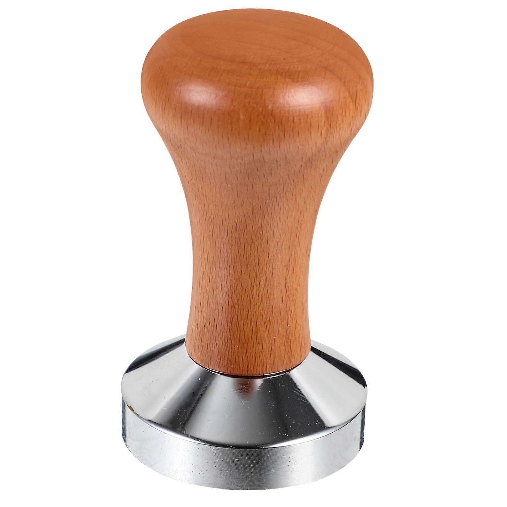 Espresso Coffee Tamper Stainless Steel Flat Base Professional Rust Easy Clean Tool