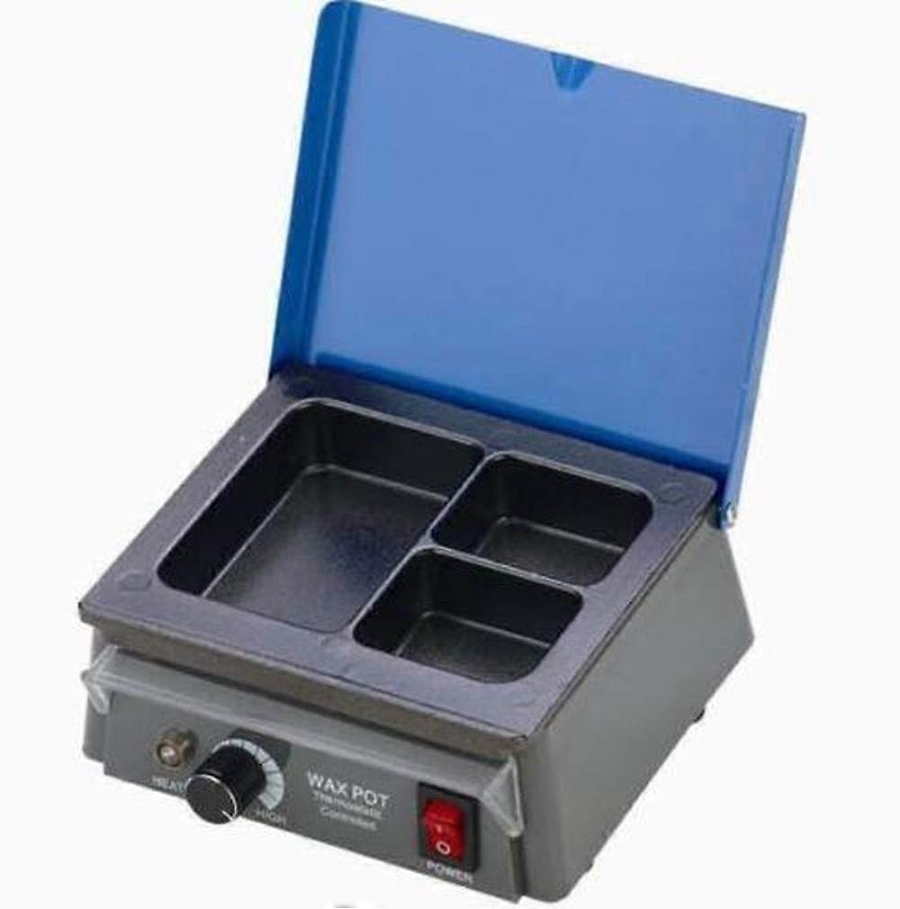 Dental Wax Warmer with Variable Temperature Control, 3 NonStick Pots Dental Lab Equipment