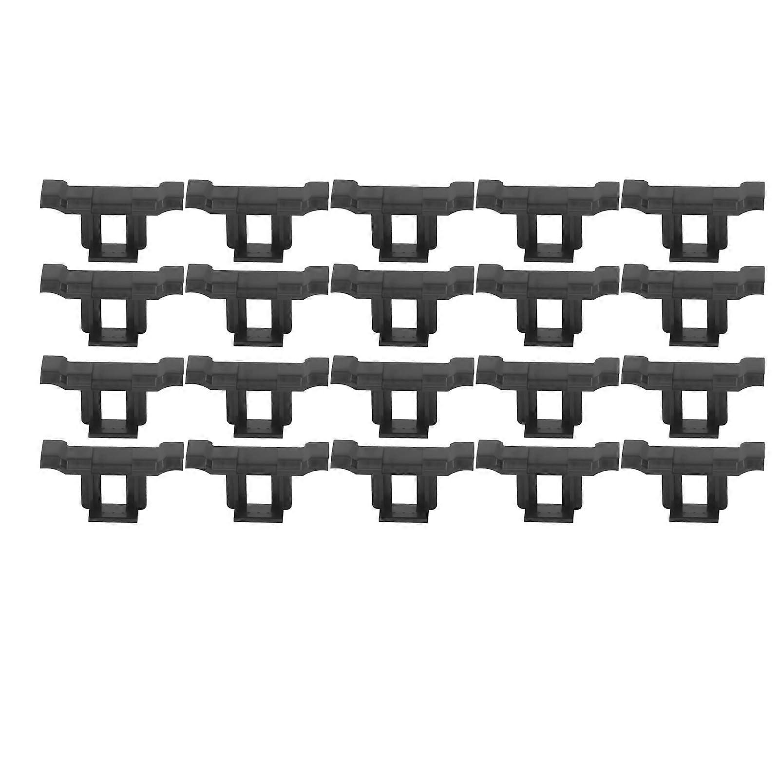 Solar Panel Accessories 20 Pack ABS Heavy Duty Drain Clips for Optimized Water Drainage