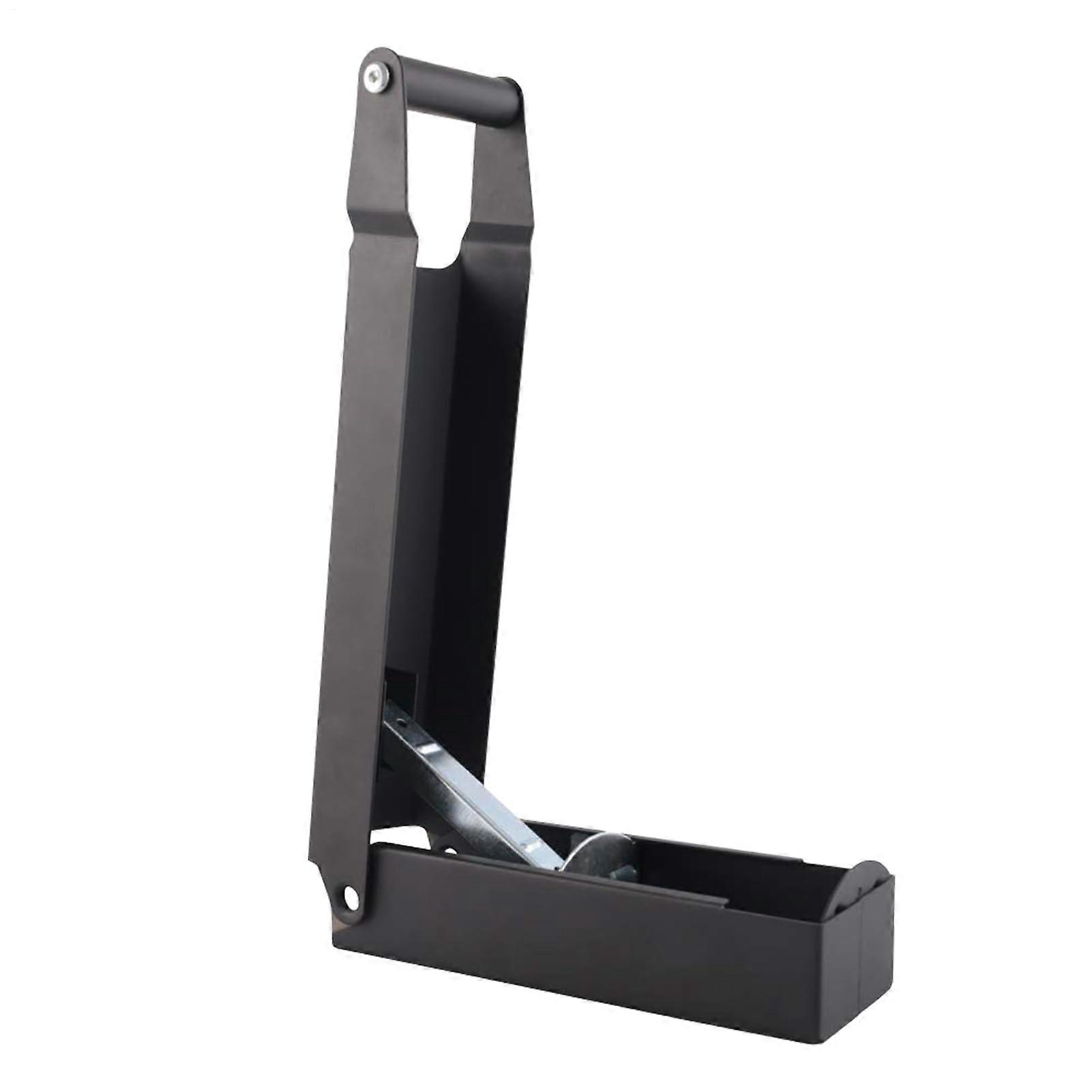 Heavy Duty Aluminum Can Crusher Wall Mounted for Efficient Kitchen Recycling Black