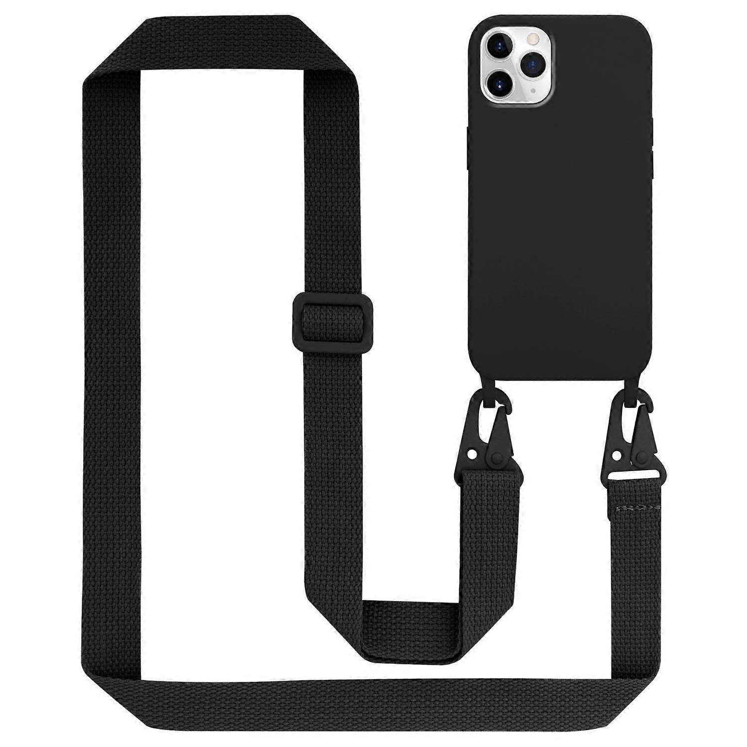Mobile Phone Case for iPhone 11 PRO Silicone Protective Case with Length Adjustable Cord