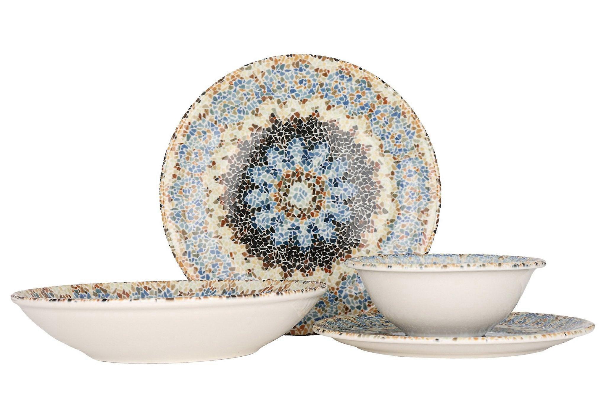 By Bone Dinnerware Set (Large) - Armonia - 24 pieces - 6 persons - Porcelain