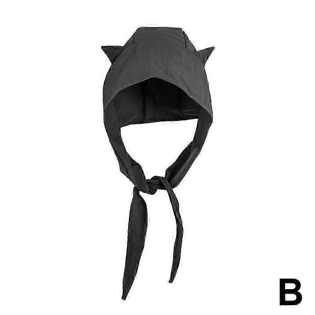 Little Devil Strap Quick drying Sunscreen Hat Thin Ear Protection Headband Hat