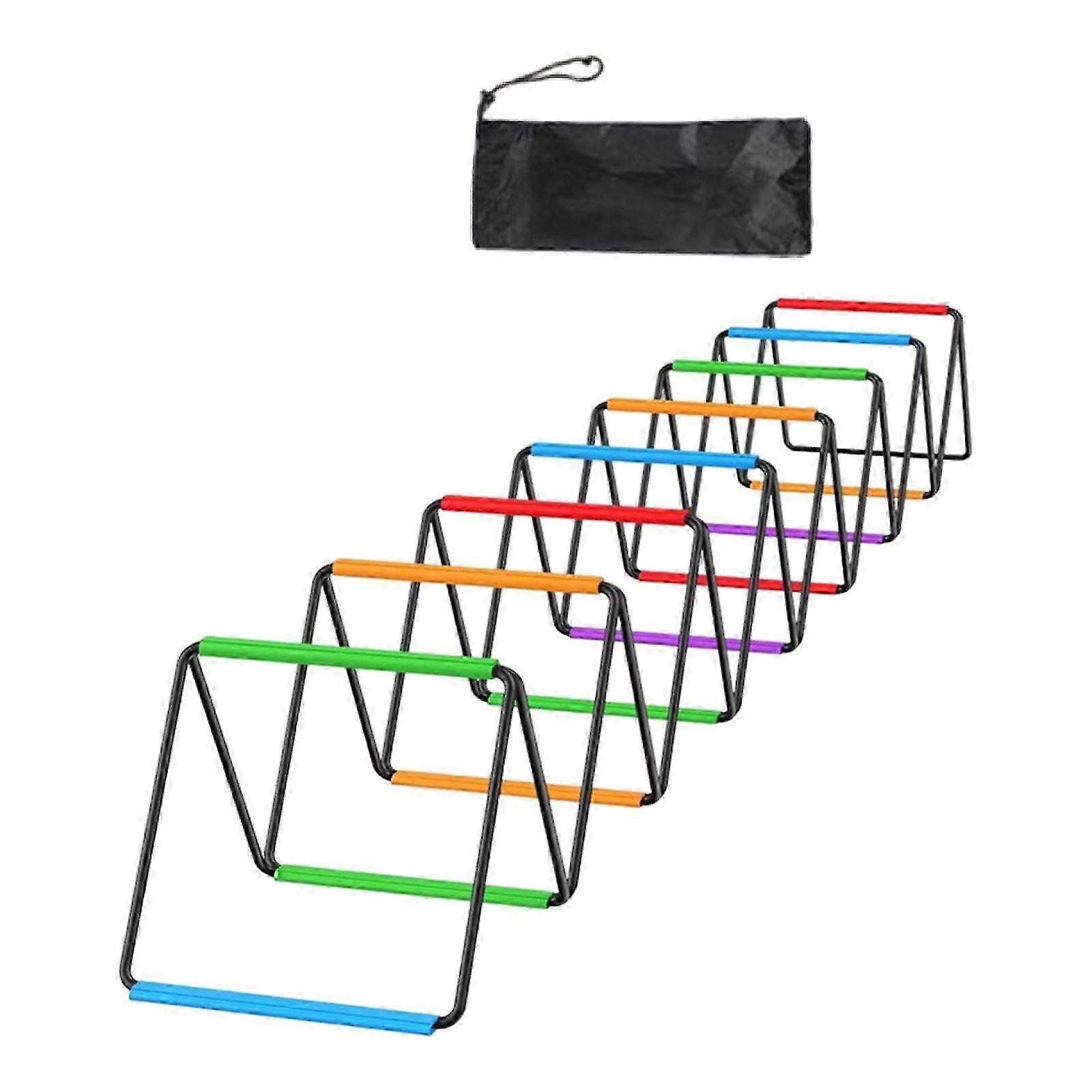 Agility Ladder Soccer Speed Ladder Foldable Jumping Hurdles Agility Training