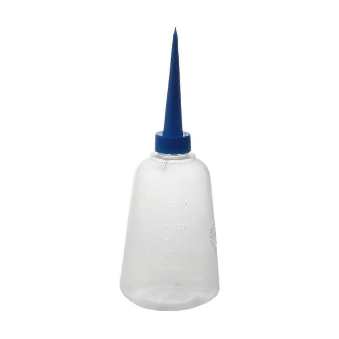 250ml Clear White Blue Plastic Liquid Glue Applicator Bottle