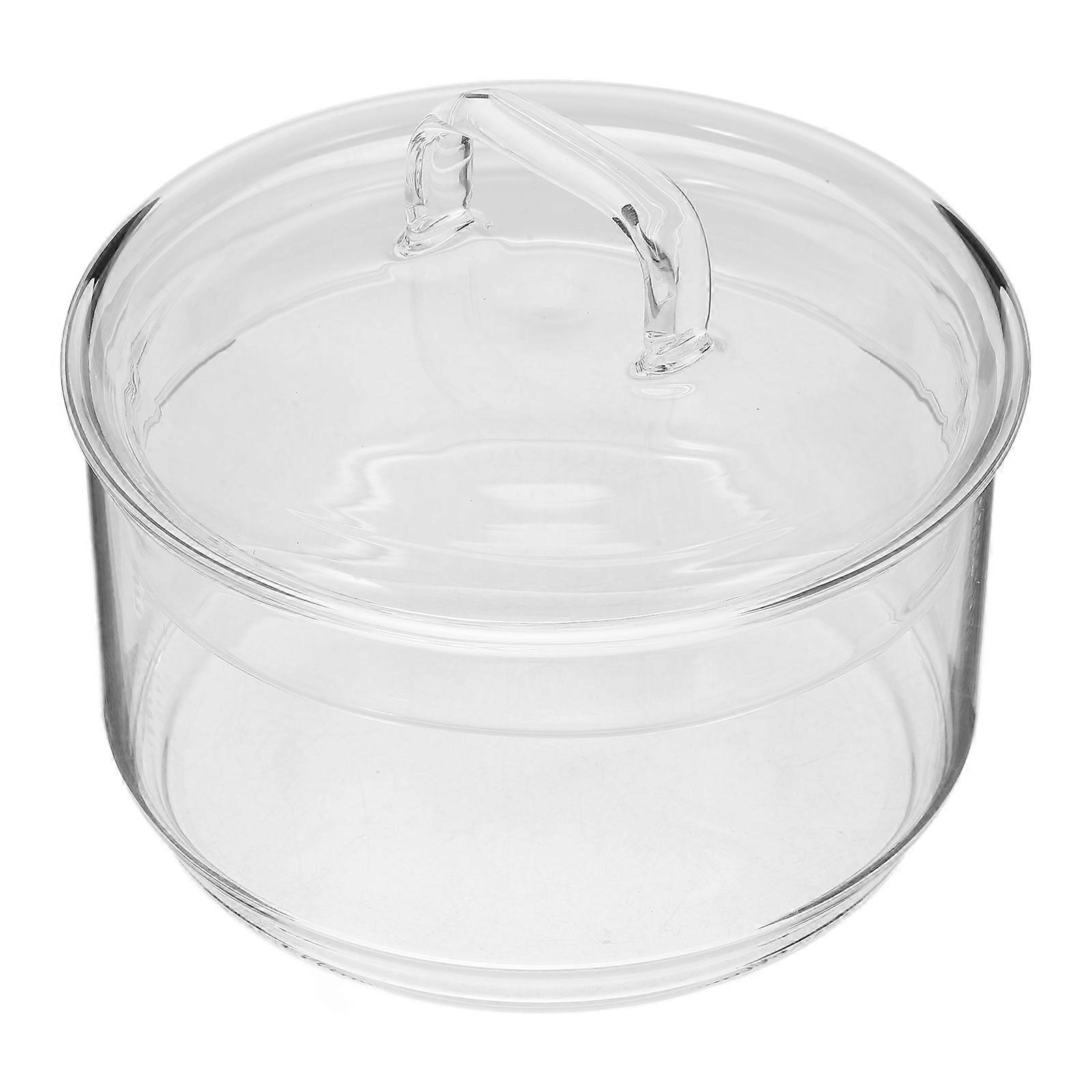 Fruit Transparent Container for Kitchen Use Stackable Heat Resistant Glass Bowl