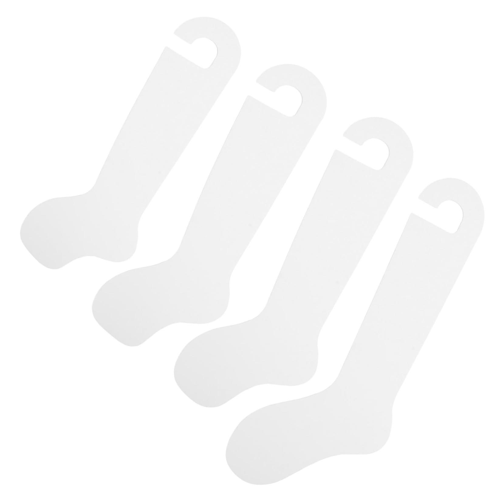 4pcs Sock Display Board for Retail with Consistent Fit Template and Clear Pattern Display