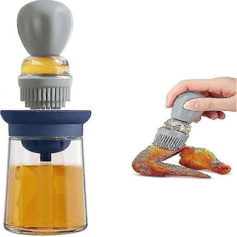 Oljeflaskset med silikonborste och dispenser