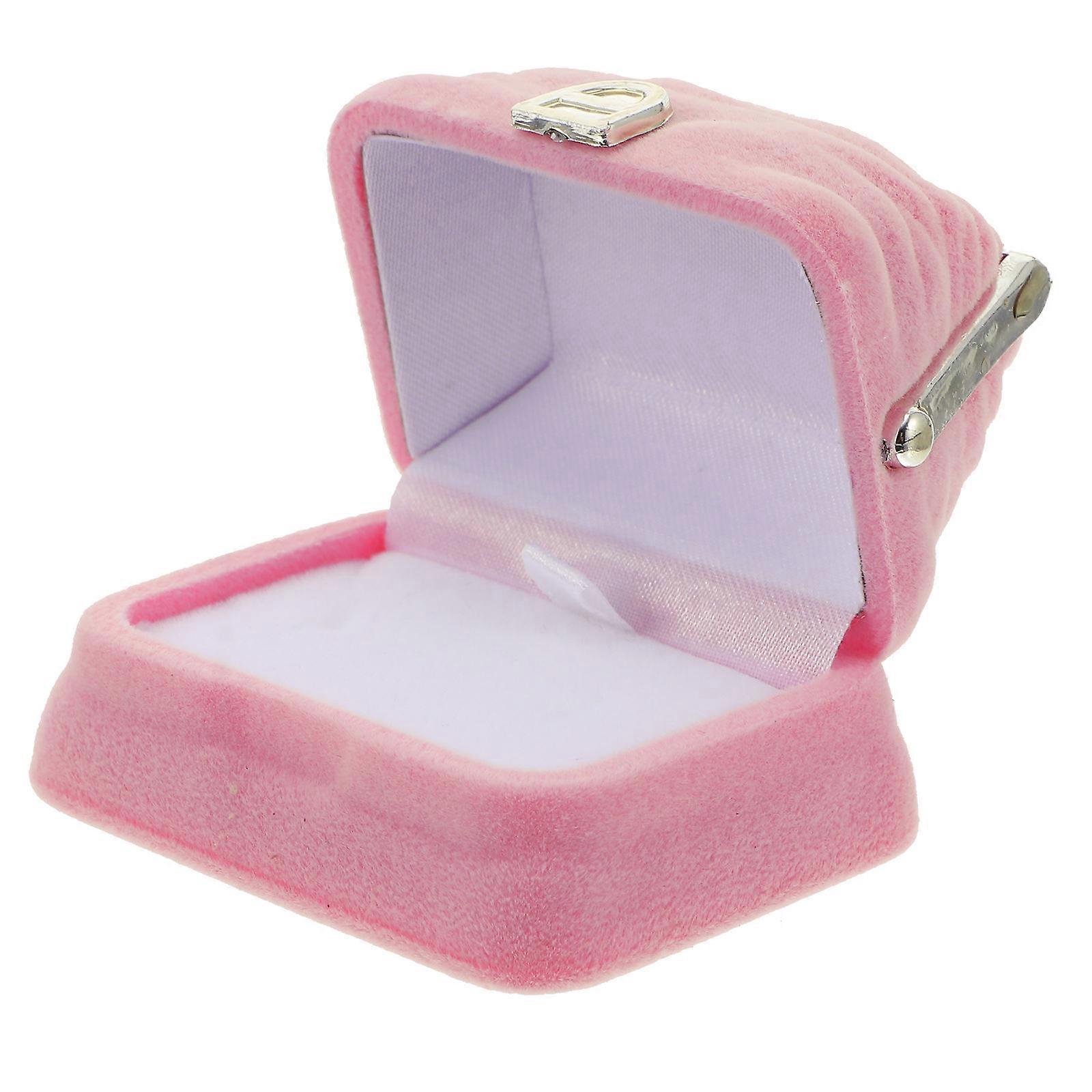 Creative Handbag Ring Case for Proposal with 2Pcs Storage Boxes