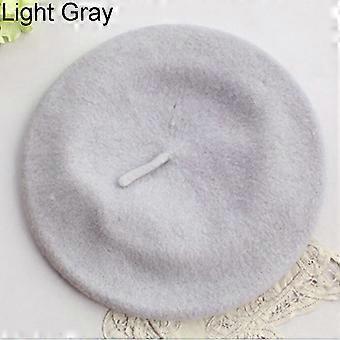 Classic Solid Color Winter French Style Beret Artist Hat Casual Women Cap Gift