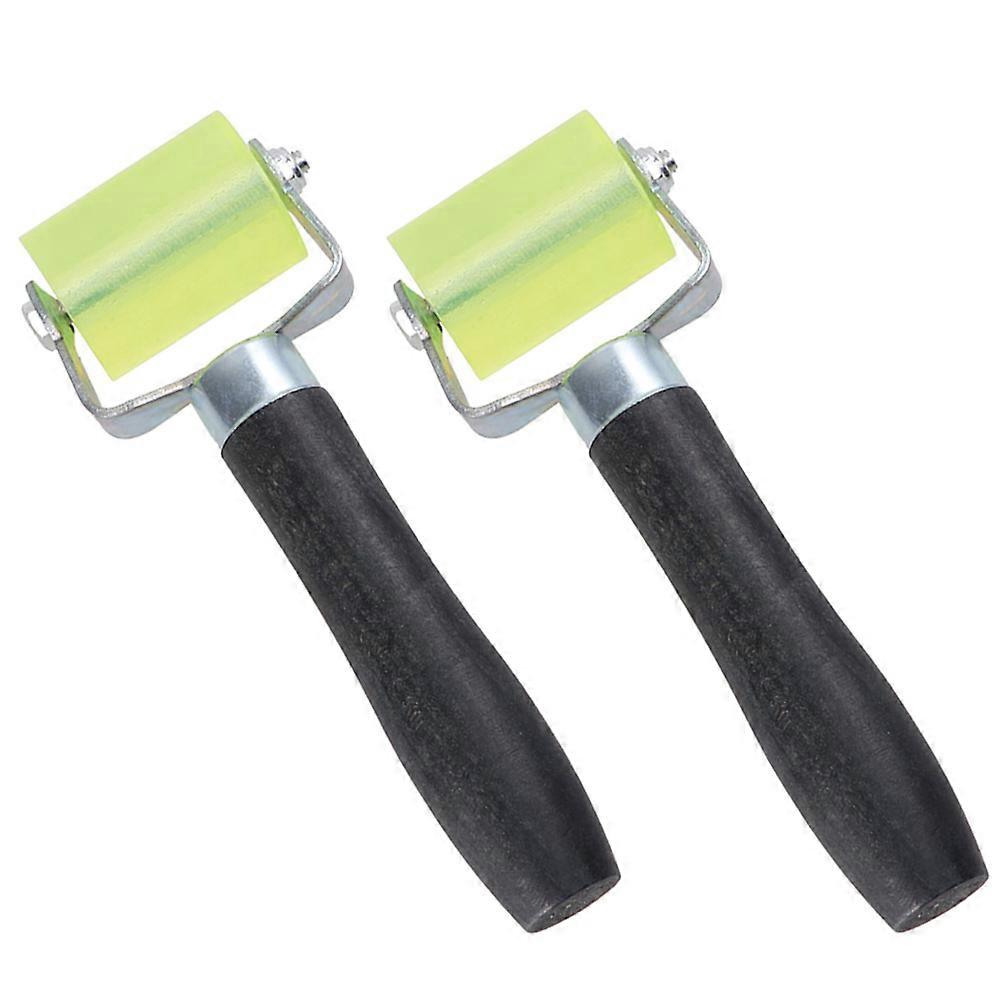 Wallpaper Seam Roller Tool for Home Use 2Pcs Plastic Rollers