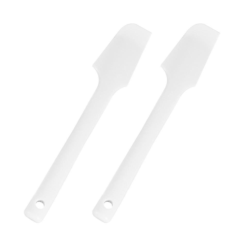 Silicone Spatula Cream Spreading Tool for Kitchen 2Pcs White Set