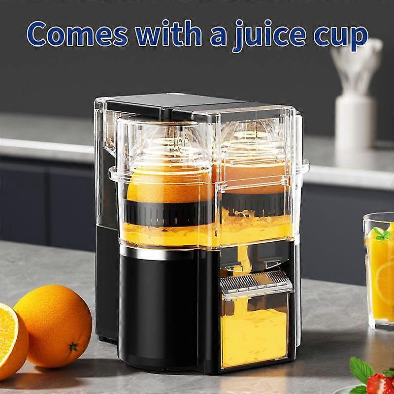 black Wireless Dual-Head Automatic Juicer with Pulp Separation